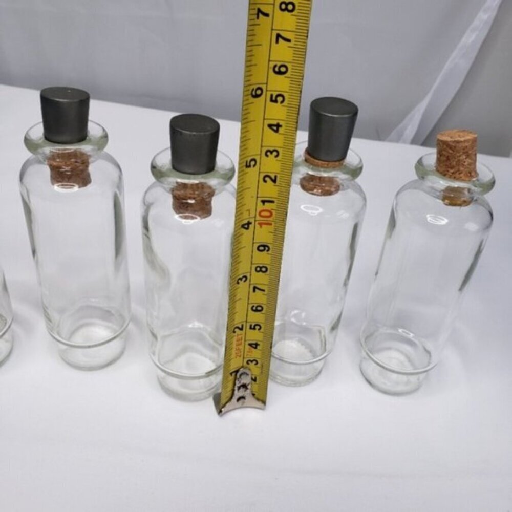 Unique Jars Spice Witchy Goth Silver Tone 6 Jars Kitchen Spells - Picture 14 of 16